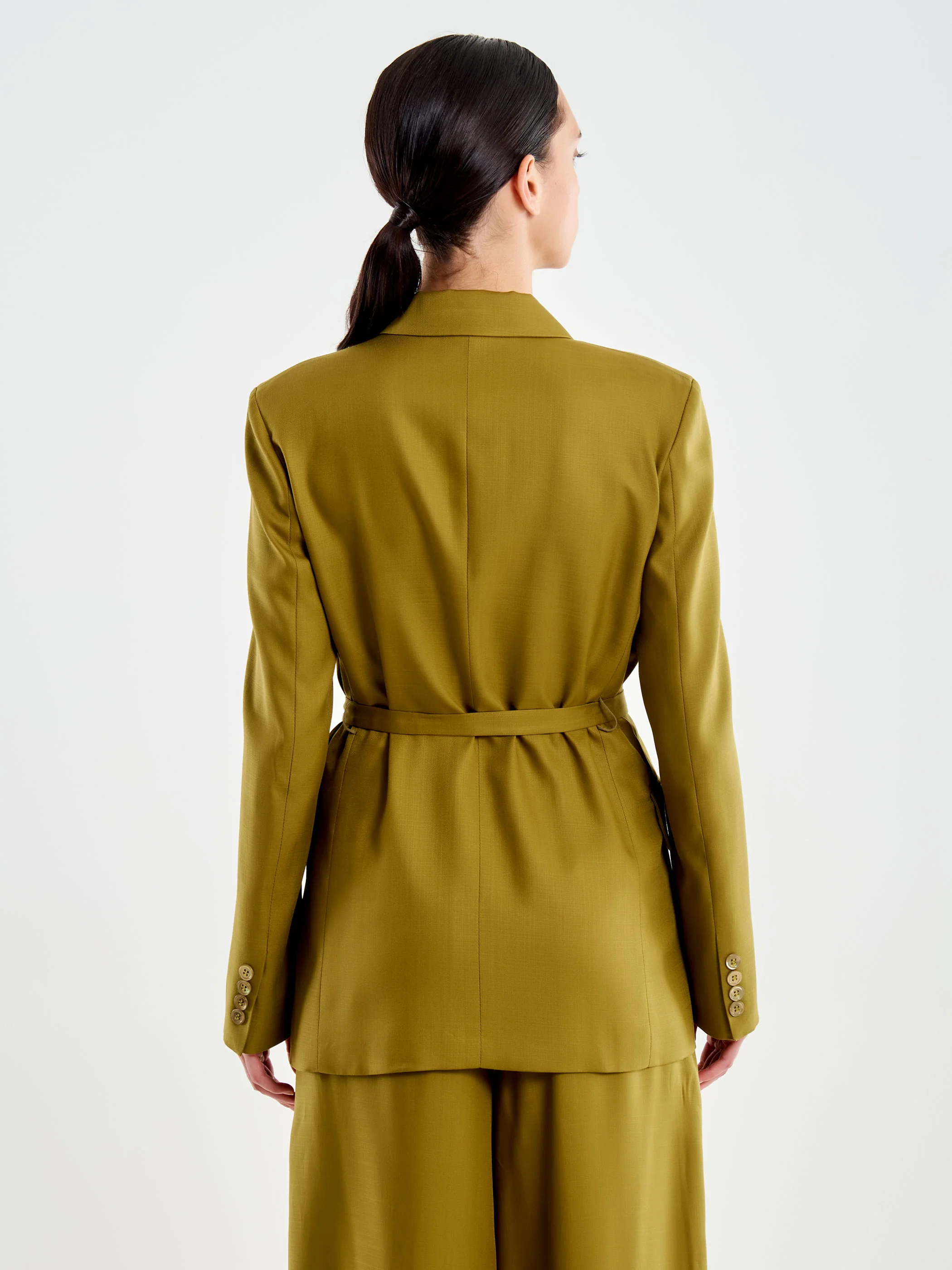 Blazer Doppiopetto con Cintura - Image 3