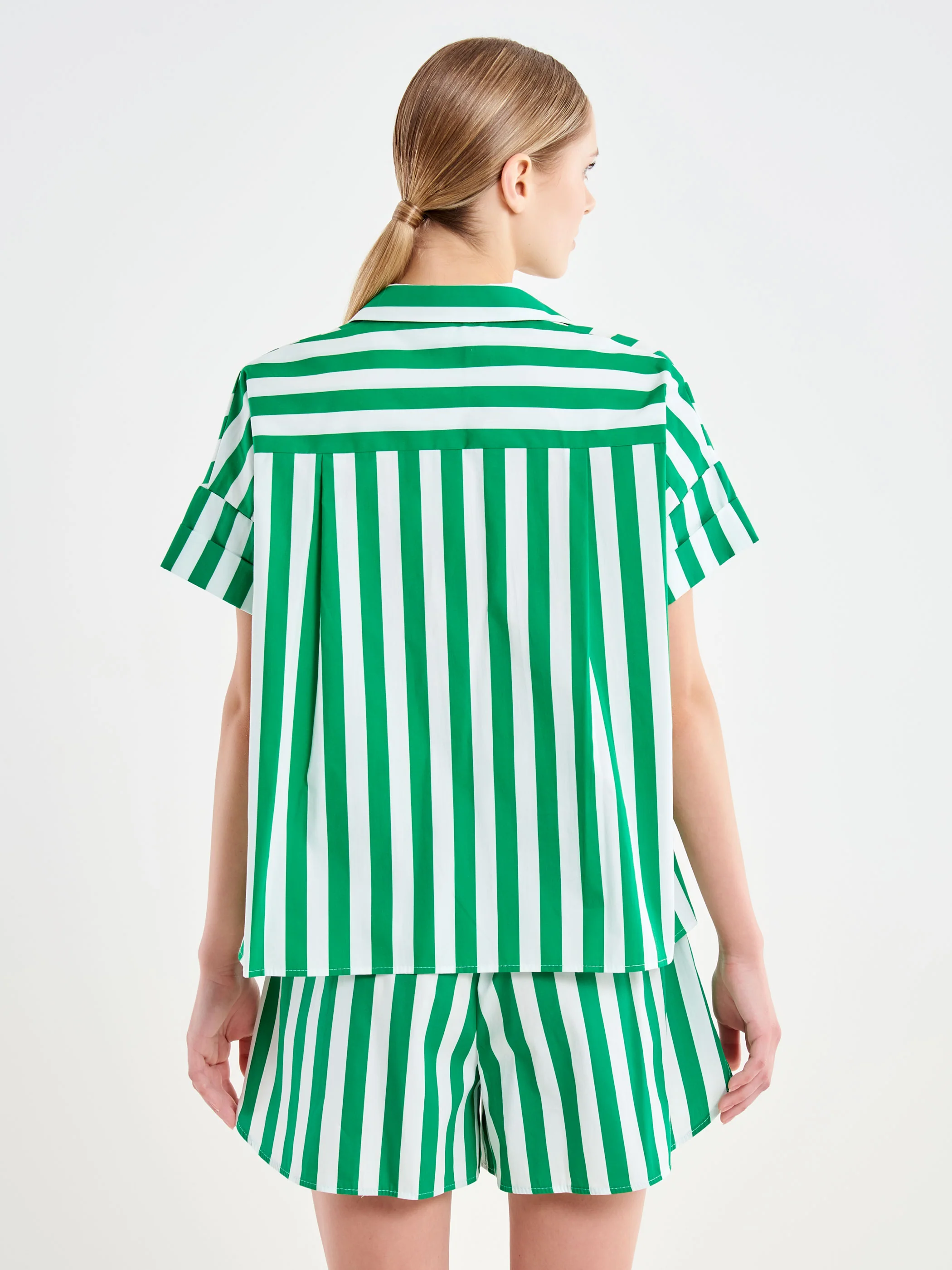 Camicia a Righe con Patch Fragole - Image 3