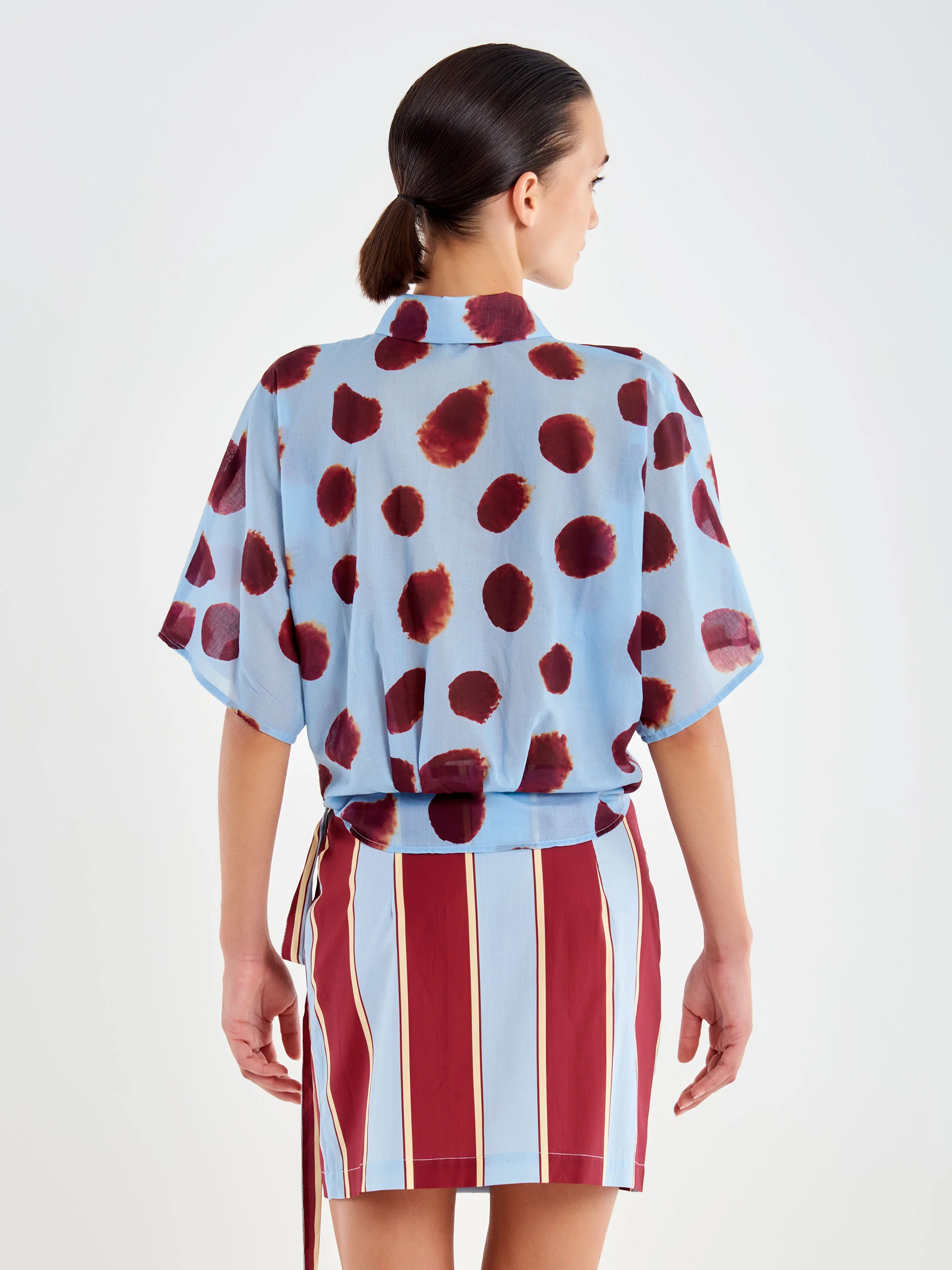 Camicia in Voile con Nodo - Image 3