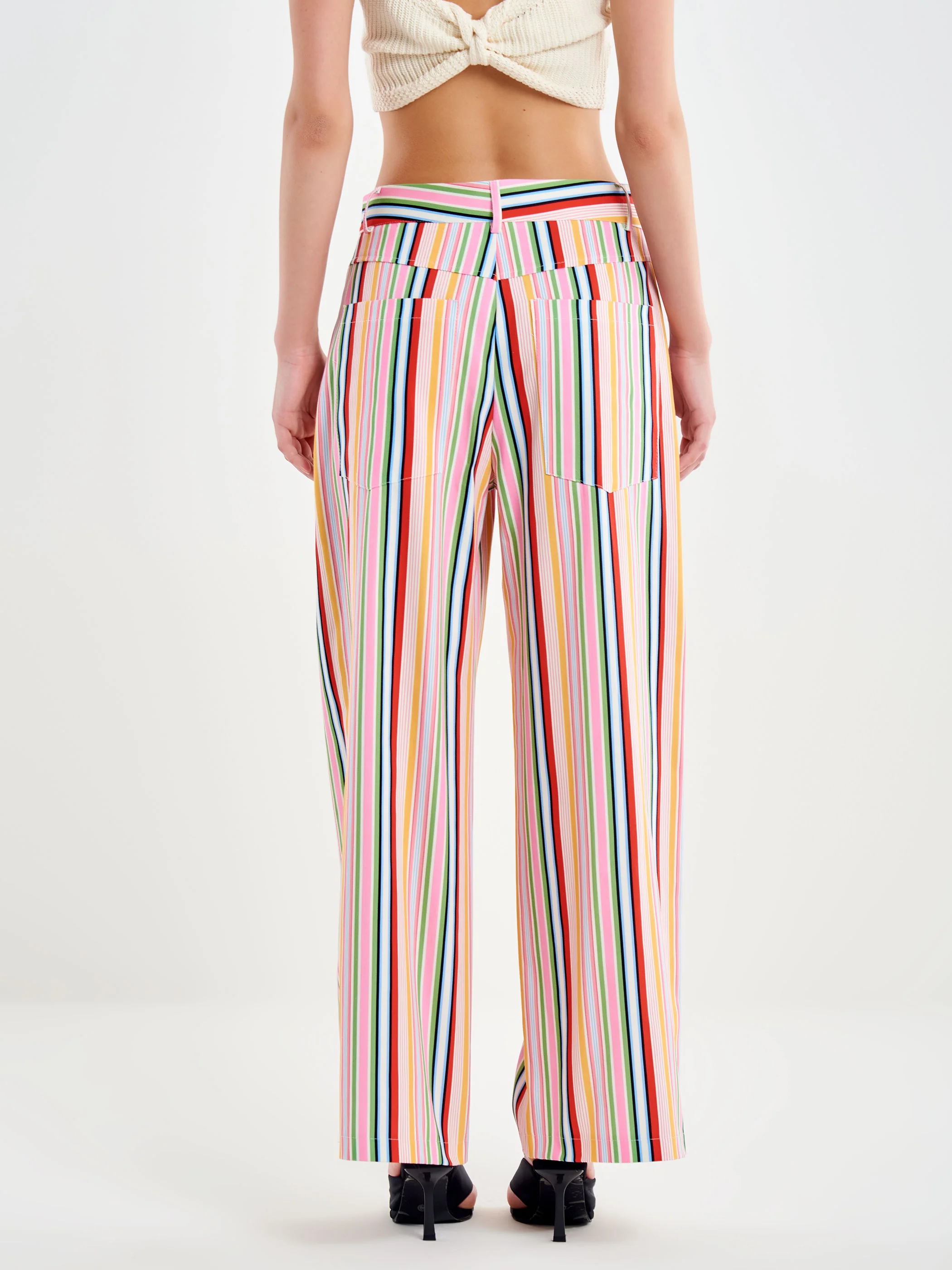 Pantalone Ampio a Righe - Image 3