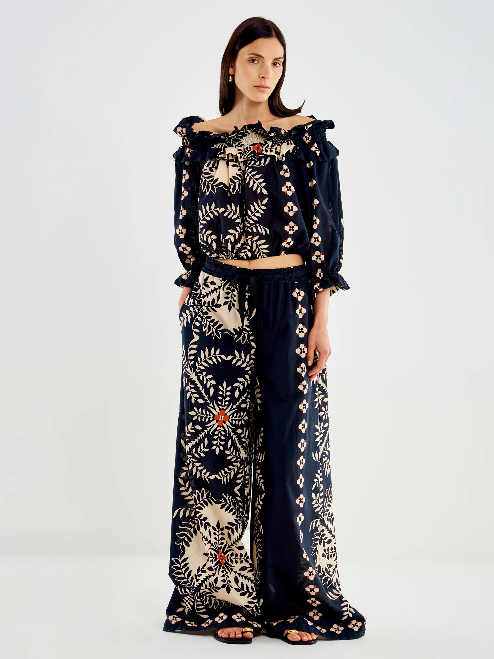 Pantalone Ampio Fantasia