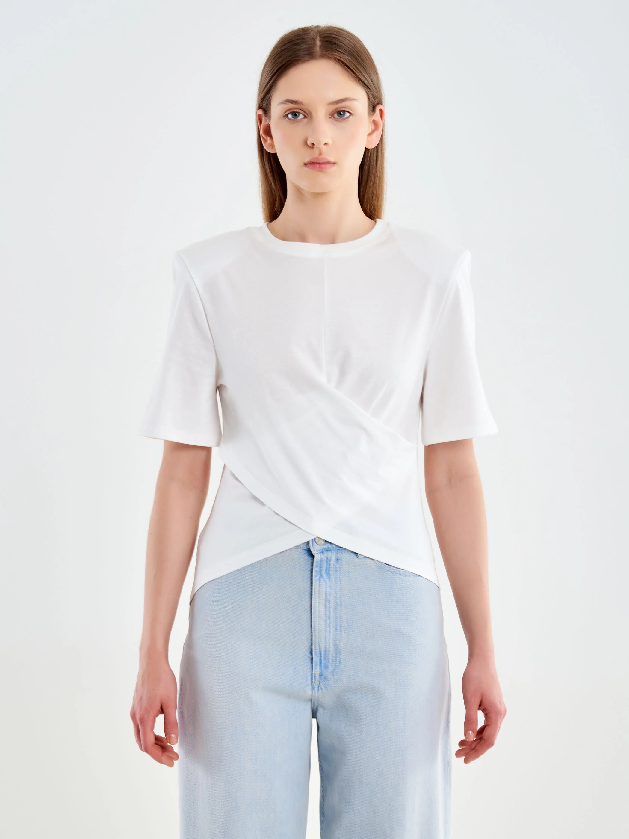T-shirt con Intreccio Frontale - Image 2