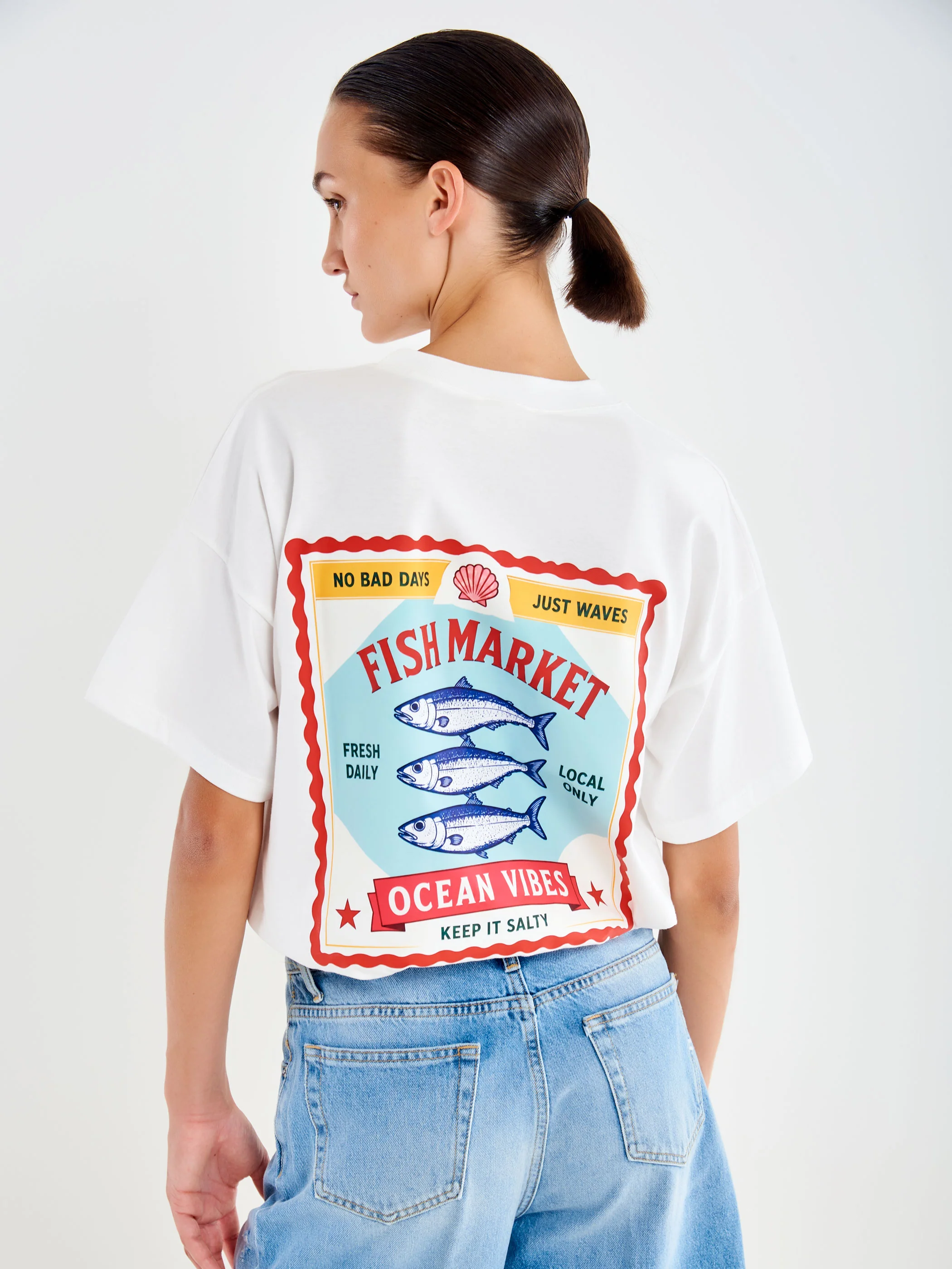 T-Shirt Over Maniche Corte